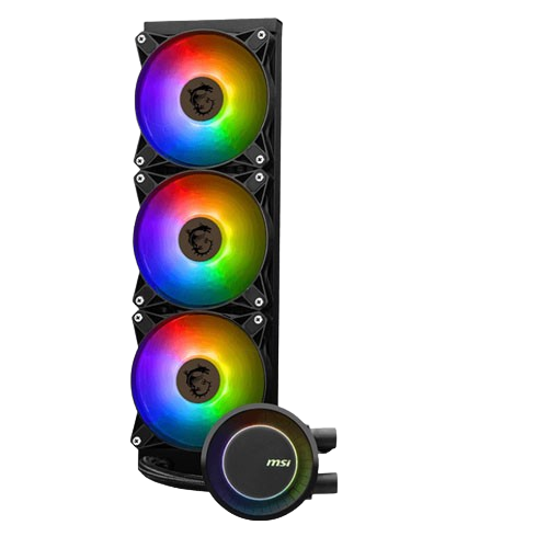 MSI MAG CORELIQUID ARGB E360 360MM CPU LIQUID COOLER Detail View