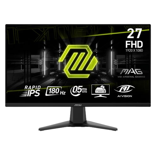 MSI MAG 275F 27" INCH FHD 180HZ 0.5MS ADAPTIVE SYNC IPS GAMING MONITOR (3 YEARS WARRANTY)