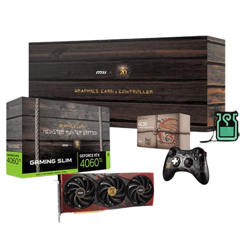 MSI GEFORCE RTX 4060 TI X GC30 MONSTER HUNTER EDITION 8GB GRAPHICS CARD (3 YEARS WARRANTY) - Image 2