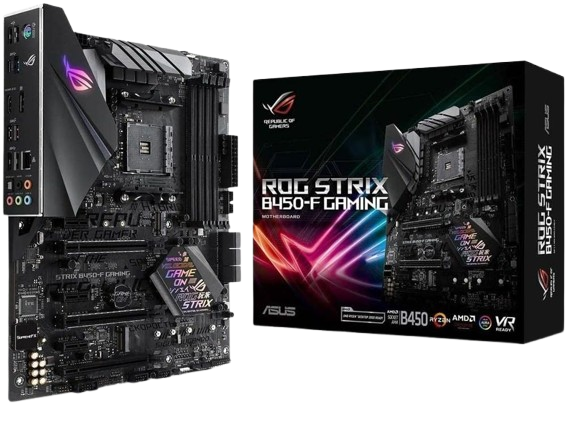 ASUS ROG STRIX B450 – F GAMING MOTHERBOARD (USED ITEM)