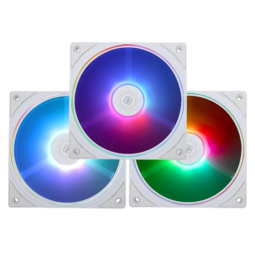 THERMALRIGHT S12 120MM WHITE (3 FANS KIT) PWM + ARGB (3 MONTHS WARRANTY)