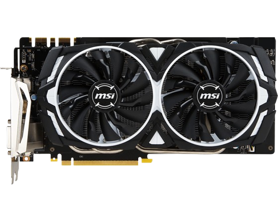 MSI GTX 1070 TI ARMOR 8G GRAPHIC CARD (USED ITEM) Detail View