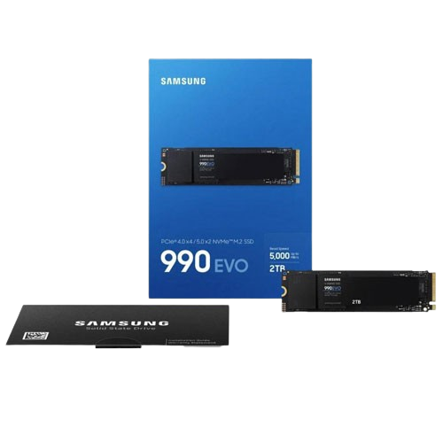 SAMSUNG 990 EVO 2TB PCIE 4.0/5.0 NVME M.2 SSD (3 YEARS WARRANTY)