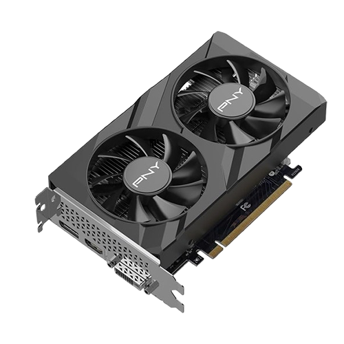 PNY GEFORCE RTX™ 3050 6GB VERTO DUAL FAN GRAPHICS CARD (USED ITEM) Detail View