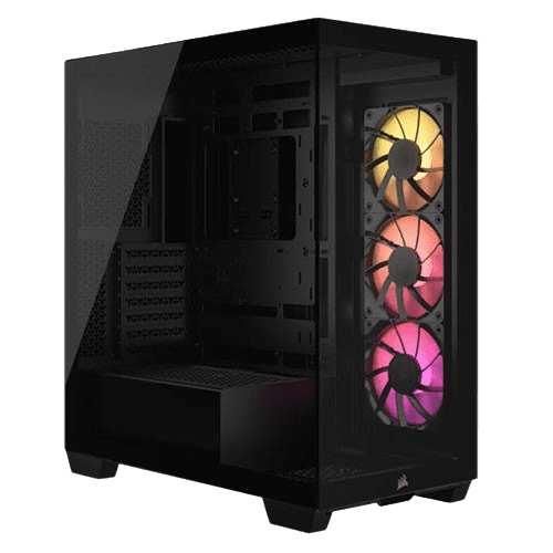 CORSAIR 3500X ARGB MID-TOWER CASE - BLACK (2 YEARS WARRANTY)