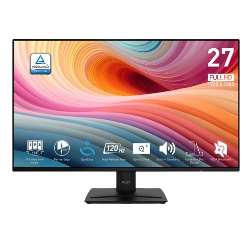 MSI PRO MP271A E2 27" INCH 120HZ 1MS FHD ULTRA SLIM FRAMELESS MONITOR (3 YEARS WARRANTY)