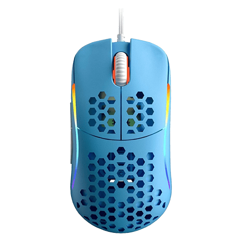HK GAMING NAOS-M ULTRA LIGHTWEIGHT AMBIDEXTROUS WIRED RGB GAMING MOUSE (6 MONTHS WARRANTY)