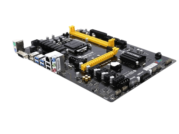 BIOSTAR TB250 – BTC LGA 1151 INTEL B250 SATA 6GB/S USB 3.0 ATX MOTHERBOARD (USED ITEM) Detail View