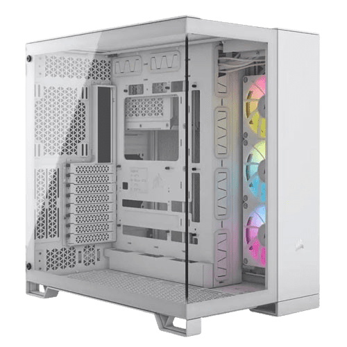 CORSAIR 6500X MID-TOWER DUAL CHAMBER CASE - WHITE (2 YEARS WARRANTY)