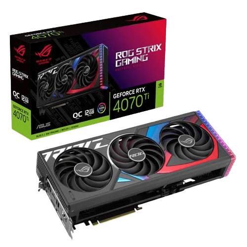 ASUS ROG STRIX GEFORCE RTX 4070 TI GAMING 12GB GDDR6X GRAPHICS CARD (USED ITEM)