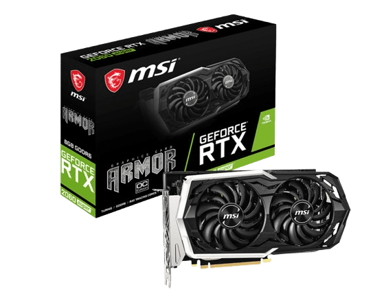 RTX 2060 SUPER ARMOR OC GRAPHIC CARD (USED ITEM)