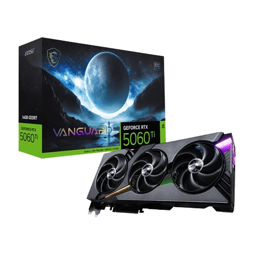 MSI GEFORCE RTX 5060 TI VANGUARD SOC 16GB GDDR7X GRAPHICS CARD (3 YEARS WARRANTY)