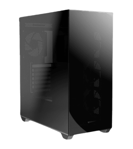 RAIDMAX INFINITA I800 CHROMA ARGB MID-TOWER GAMING CASE BLACK