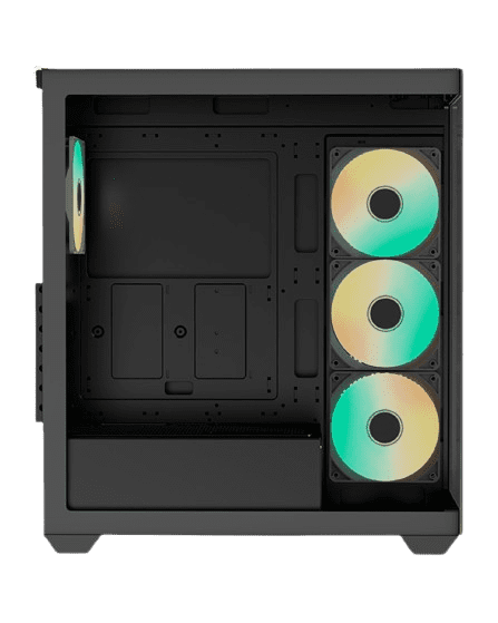 RAIDMAX INFINITA I800 CHROMA ARGB MID-TOWER GAMING CASE BLACK - Image 3