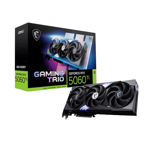 MSI GEFORCE RTX 5060 TI GAMING TRIO OC 8GB GDDR7X GRAPHICS CARD (3 YEARS WARRANTY)