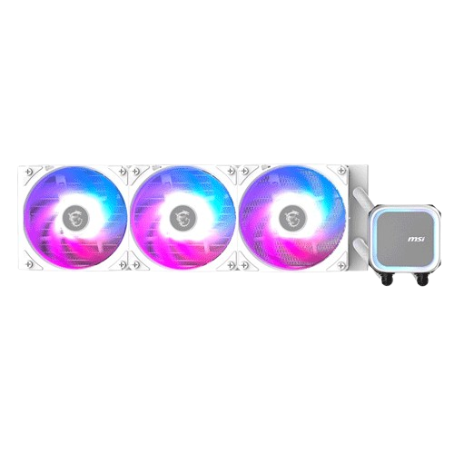MSI MAG CORELIQUID ARGB A13 360MM CPU LIQUID COOLER WHITE (3 YEARS WARRANTY)
