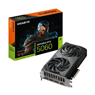 GIGABYTE GEFORCE RTX 5060 WINDFORCE 8GB GRAPHIC CARD (3 YEARS WARRANTY)