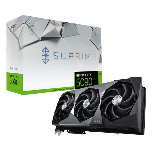 MSI GEFORCE RTX 5090 SUPRIM SOC 32GB GDDR7X GRAPHICS CARD (3 YEARS WARRANTY)