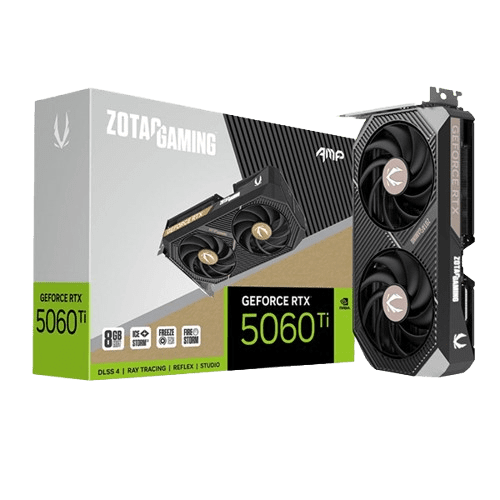 ZOTAC GAMING GEFORCE RTX 5060 TI 8GB AMP GRAPHIC CARD (5 YEARS WARRANTY)
