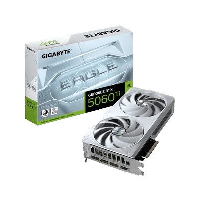 GIGABYTE GEFORCE RTX 5060 TI EAGLE OC ICE GRAPHICS CARD (3 YEARS WARRANTY)