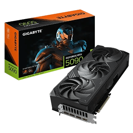 GIGABYTE GEFORCE RTX 5090 WINDFORCE OC 32G GRAPHICS CARD (3 YEARS WARRANTY)