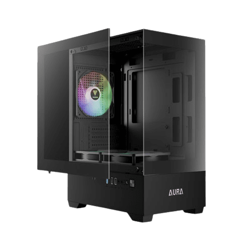 GAMDIAS AURA GC9M ARGB MICRO-TOWER CASE - Image 2