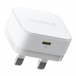 BASEUS PALM FAST CHARGER 1C 20W UK MOON WHITE (6 MONTHS WARRANTY)