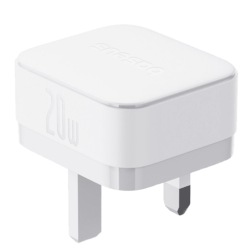 BASEUS PALM FAST CHARGER 1C 20W UK MOON WHITE (6 MONTHS WARRANTY) - Image 3