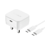 BASEUS PALM 20W UK PIN TYPE-C FAST CHARGER WITH TYPE-C TO TYPE-C 60W CABLE (6 MONTHS WARRANTY)