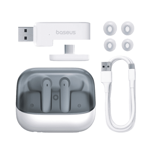 BASEUS AEQUR G10 TRUE WIRELESS EARPHONES – STELLAR WHITE (6 MONTHS WARRANTY) Detail View