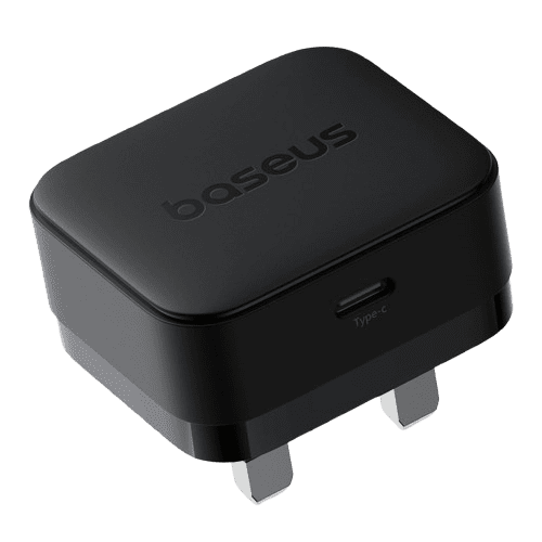 BASEUS 20W PALM FAST CHARGER TYPE C UK PIN ADAPTER (6 MONTHS WARRANTY)