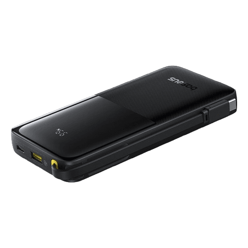 BASEUS BIPOW 2 10000MAH 20W DIGITAL DISPLAY POWER BANK WITH BUILT-IN TYPE C CABLE (6 MONTHS WARRANTY) Detail View