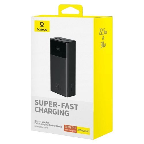 BASEUS 30000MAH 30W STAR-LORD DIGITAL DISPLAY FAST CHARGING POWER BANK (6 MONTHS WARRANTY) - Image 4