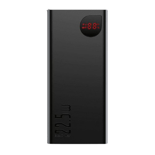 BASEUS 10000MAH 22.5W ADAMAN METAL DIGITAL DISPLAY QUICK CHARGE POWER BANK (6 MONTHS WARRANTY)
