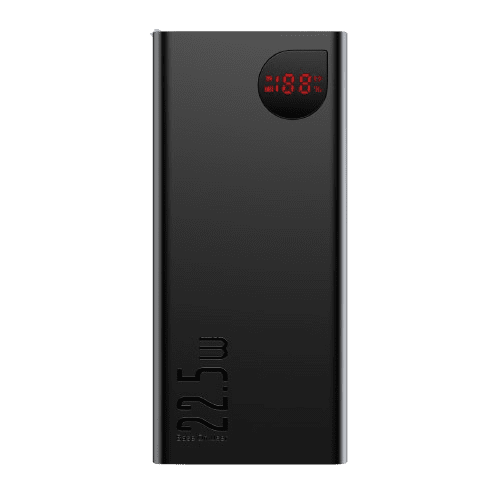 BASEUS 20000MAH 22.5W ADAMAN METAL DIGITAL DISPLAY QUICK CHARGE POWER BANK (6 MONTHS WARRANTY)