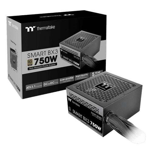 THERMALTAKE SMART BX3 750W 80 PLUS BRONZE POWER SUPPLY (5 YEARS WARRANTY)