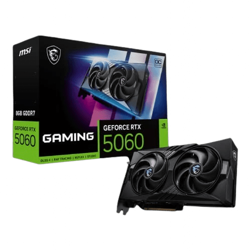 MSI GEFORCE RTX 5060 GAMING OC 8GB GDDR7X GRAPHICS CARD (3 YEARS WARRANTY)