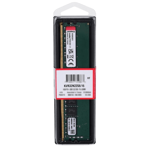 RAM KINGSTON 16GB DDR4 KVR32N22S8/16 MEMORY (3 YEARS WARRANTY)