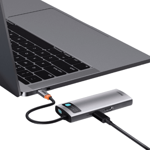 BASEUS 5-IN-1 STAR JOY SERIES MULTIFUNCTIONAL TYPE-C HUB DOCKING STATION GRAY (6 MONTHS WARRANTY) Detail View