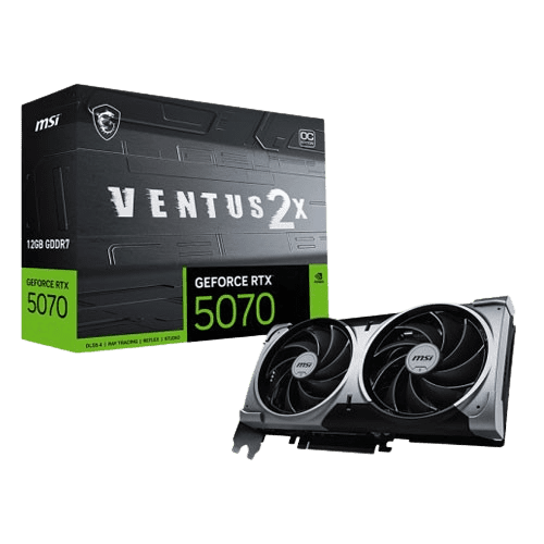 MSI GEFORCE RTX 5070 VENTUS OC 2X 12GB GDDR7X GRAPHIC CARD (USED ITEM)