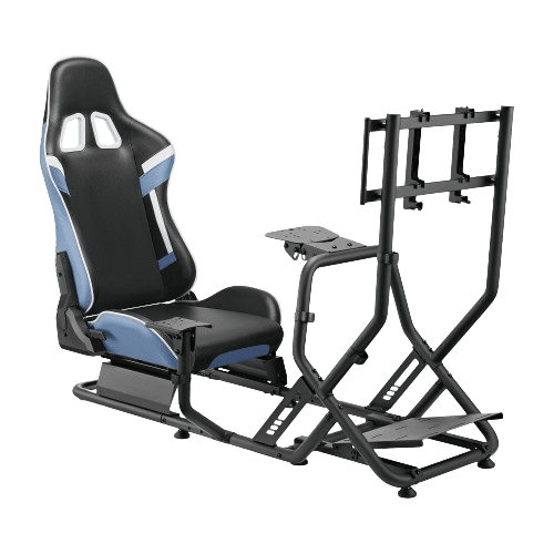 RACING SIMULATOR COCKPIT WITH MONITOR MOUNT - LRS09-BS03
