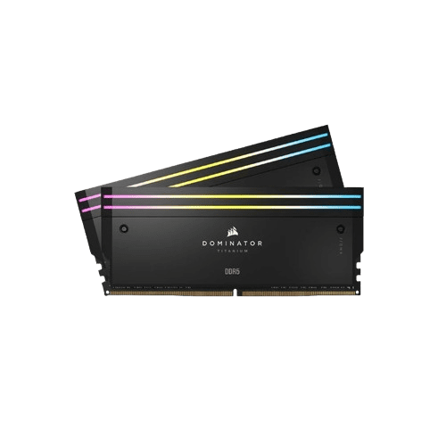 CORSAIR DOMINATOR TITANIUM RGB 32GB (2X16GB) DDR5 6200MHZ - INTEL XMP DESKTOP MEMORY (10 YEARS WARRANTY)