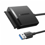Ugreen 60561 USB 3.0 to SATA Hard Drive Converter with DC 5.5mm port power adapter (1 YEARS WARRANTY)