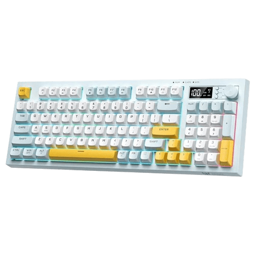 ONIKUMA G80 94 Keys Wireless Keyboard with LCD Screen & Multifunction (1 YEAR WARRANTY)