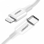 UGREEN Type-C to Lightning 1 Meter 20w PD fast charging 3A Max white – US171 - 10493 (1 YEARS WARRANTY)