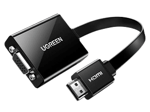 UGREEN 40248 HDMI To VGA + 3.5mm Audio With Power Port Converter 25cm