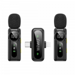 WiWU Wi-WM007 Dual Wireless ANC microphone (6 MONTHS WARRANTY)