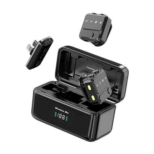 WiWU Wi-WM005 Duo ANC Wireless Microphone (6 MONTHS WARRANTY) Detail View