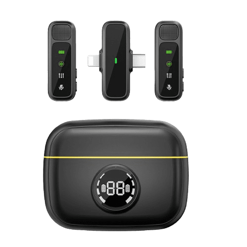 WiWU Wi-WM003 Duo Wireless Min Microphone (6 MONTHS WARRANTY) Detail View