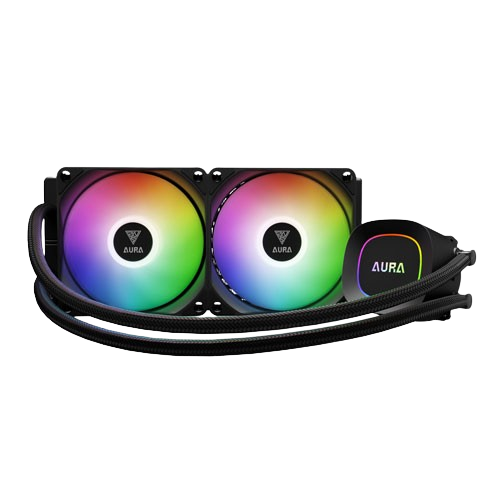 Gamdias Aura GL240Lite ARGB 240MM Cpu Liquid Cooler (1 YEAR WARRANTY)